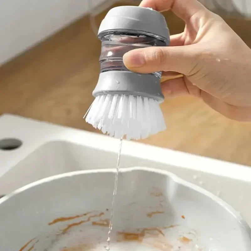 Escova de louça com dispensador de sabão integrama