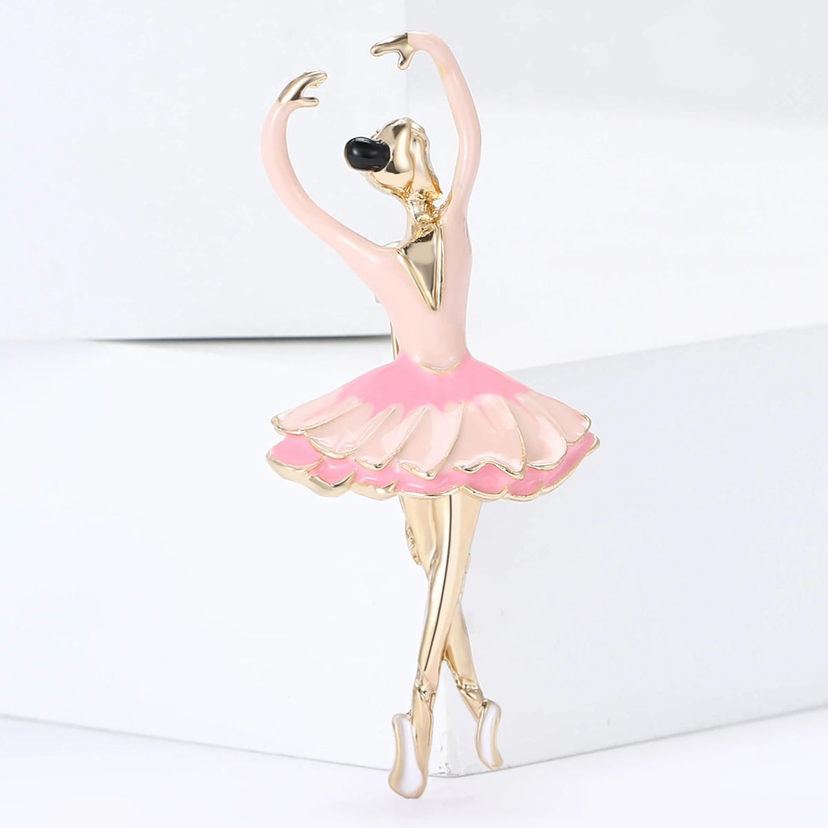 Moda strass dança menina broches para mulheres esmalte personagem pino evento festa presente mochila decoração roupas acessórios