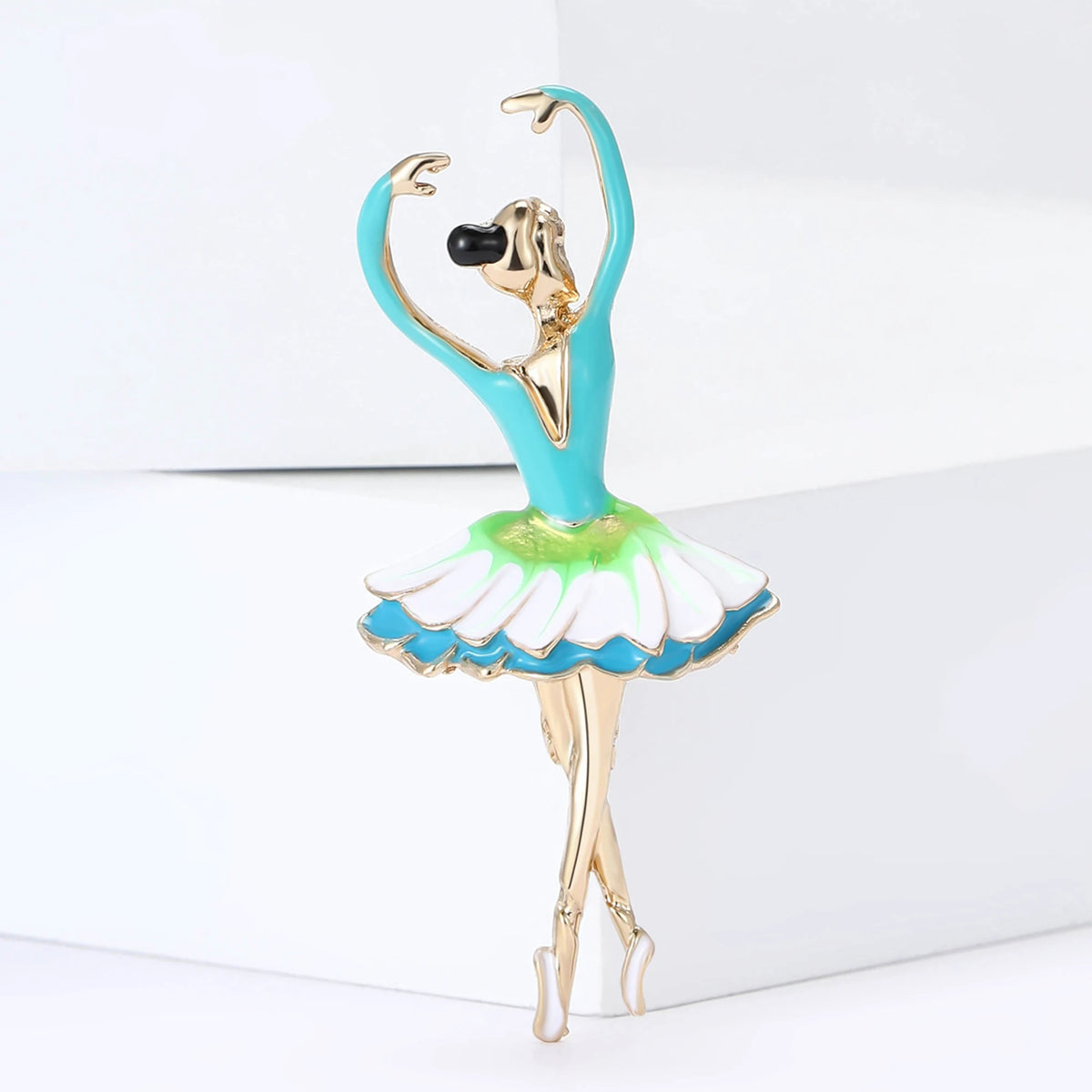 Moda strass dança menina broches para mulheres esmalte personagem pino evento festa presente mochila decoração roupas acessórios