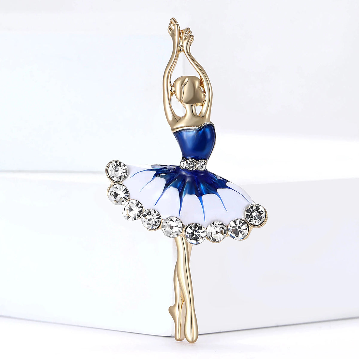 Moda strass dança menina broches para mulheres esmalte personagem pino evento festa presente mochila decoração roupas acessórios