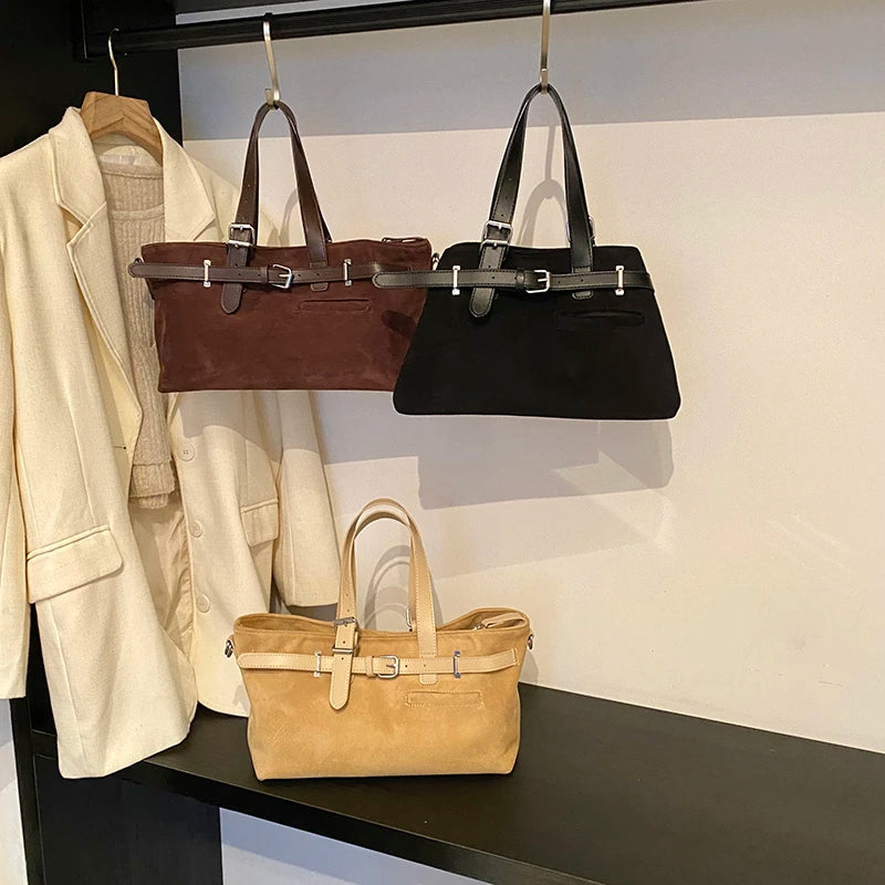 Bolsas de fivela com fivela de cinto com alça