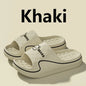Chinelo Feminino e Masculino Antiderrapante de Urso Fofo para Verão, Sandália Casual de Desenho Animado Macia para Uso Interno e Externo, Calçado de Casal para Banheiro