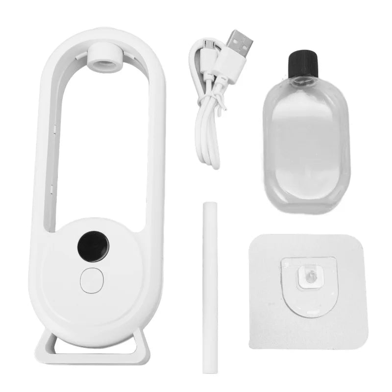 Difusor automático inteligente sem fio que transforma qualquer ambiente em um espaço aromático sofisticado. Tecnologia de spray 360° cobre até 60 m² sem pontos cegos, eliminando odores e refrescando o ar com eficiência.