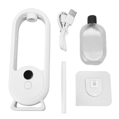 Difusor automático inteligente sem fio que transforma qualquer ambiente em um espaço aromático sofisticado. Tecnologia de spray 360° cobre até 60 m² sem pontos cegos, eliminando odores e refrescando o ar com eficiência.